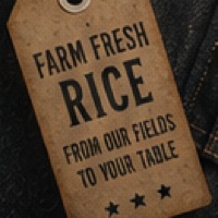 FARM FRESH RICEと書かれたタグ
